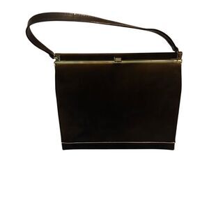 Vintage chocolate brown Naturalizer handbag